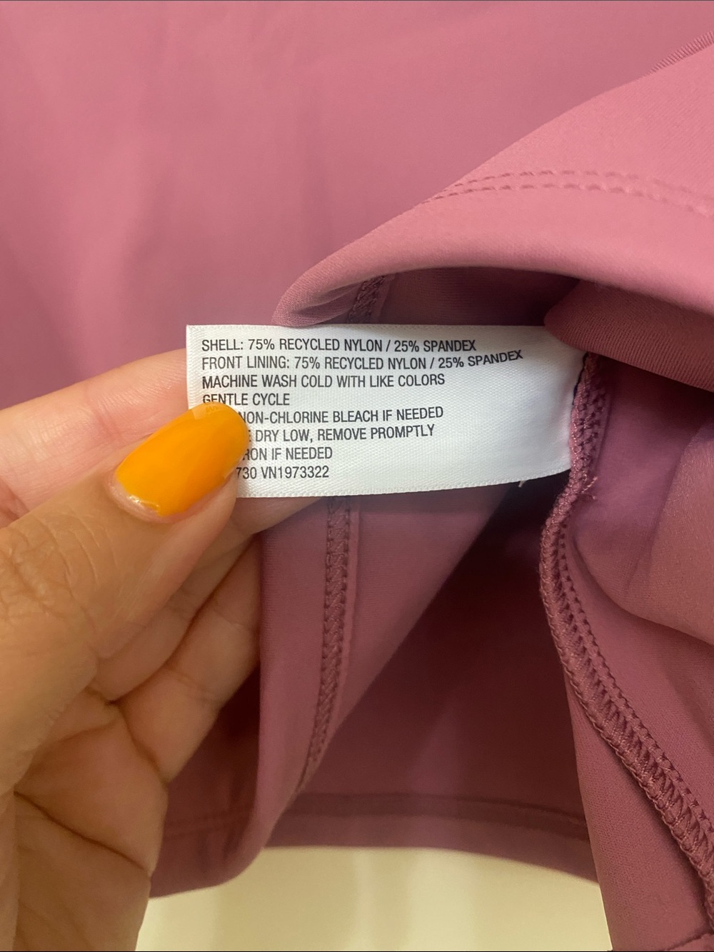 wild fable Dusty Mauve V-Neck Long Sleeve Top - Picture 4 of 6